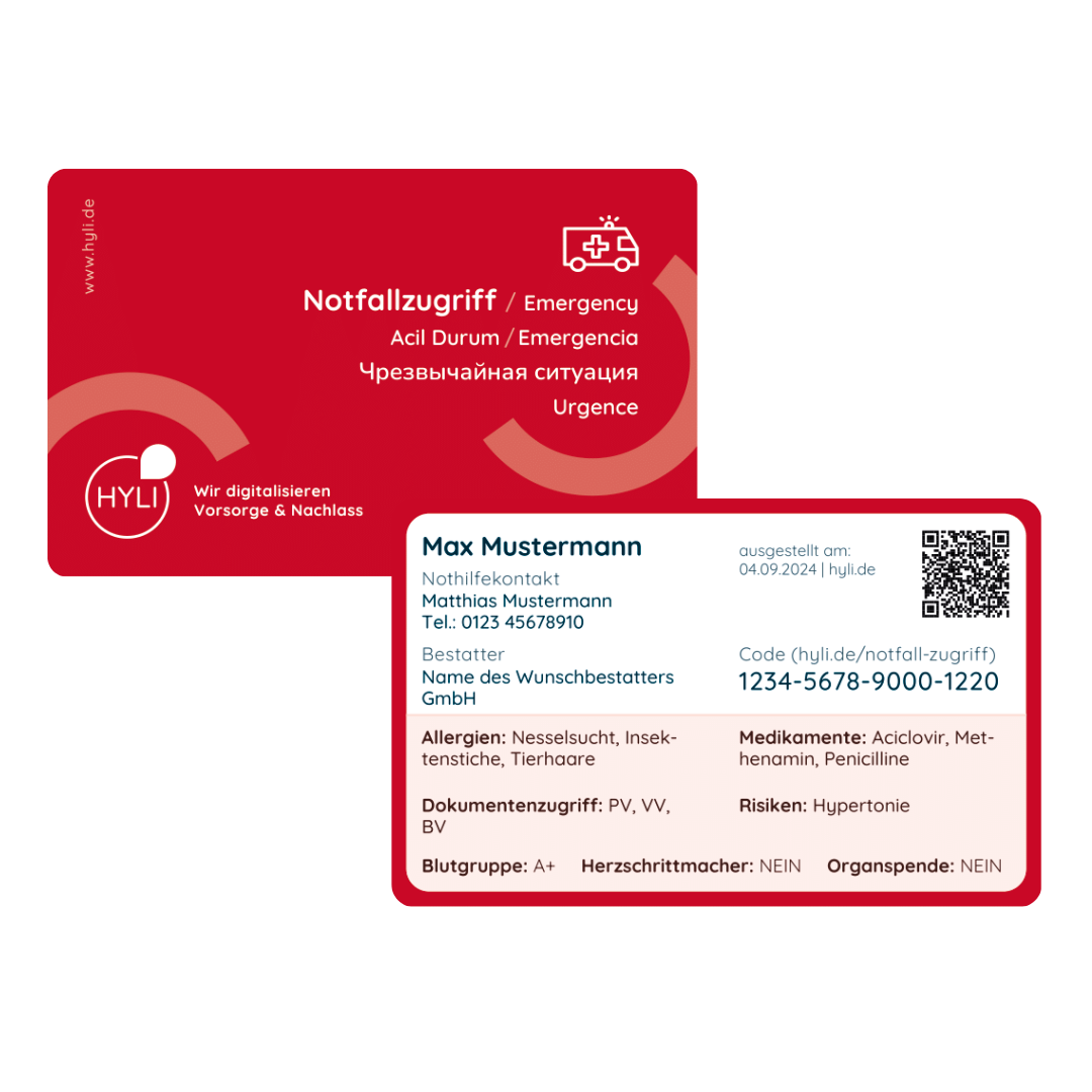 Notfallkarte HYLI aktuell